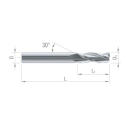 Dixi 7203 VHM Schaftfräser 6mm/6mm SL: 18mm