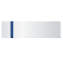 TRANSPLY Kunststoff - 610 x 300 x 1.5 mm Silber / Blau