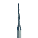 VHM Intarsienfräser Z2 Flach 1,0 mm SL: 13,5 mm Holz